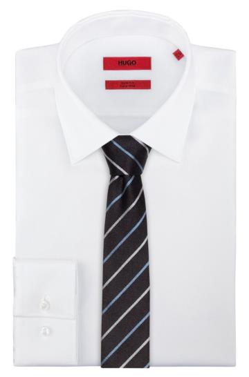 Krawaty HUGO Silk Jacquard Patterned Męskie (Pl70553)
